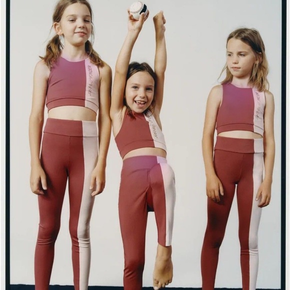 Zara Kids Activewear Two Piece Set Sports Spa Leggings girls 11-12 - Picture 2 of 8